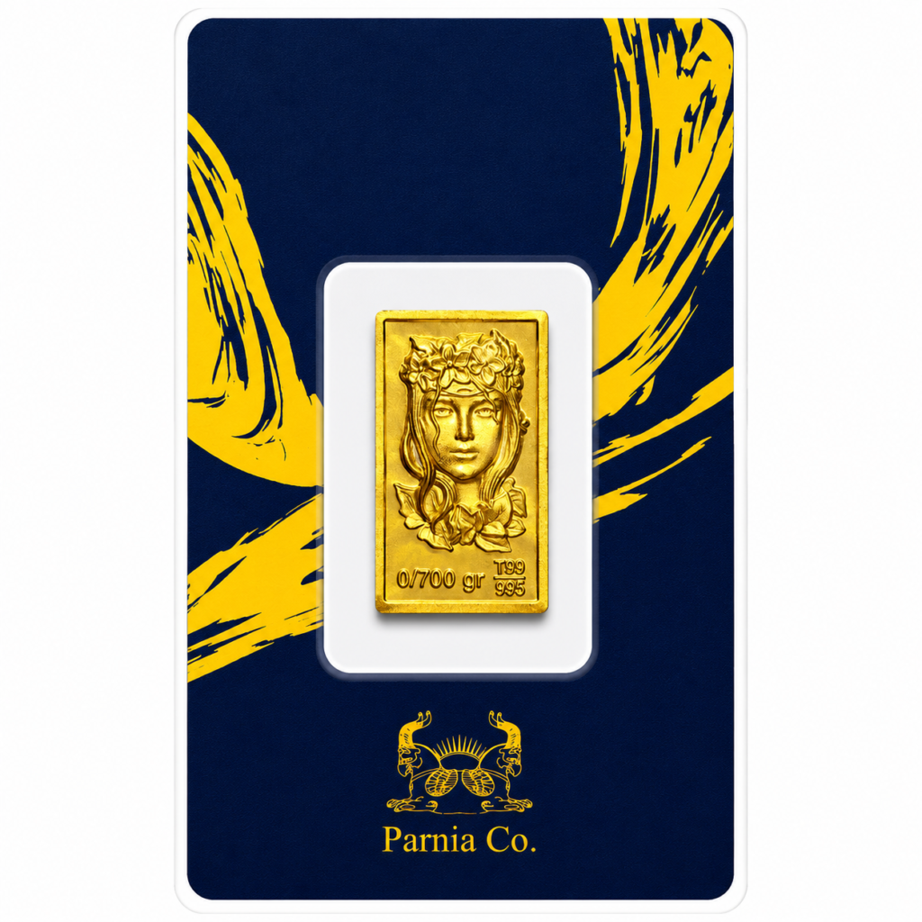 شمش 0.700 سوت پرنیا(24 عیار)
