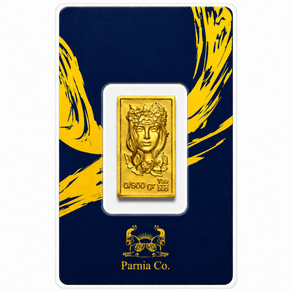 شمش 0.900 سوت پرنیا(24 عیار)